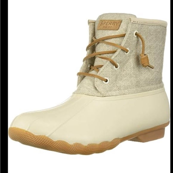 Sperry Cream and Tan Ankle Boots - Picture 7 of 7
